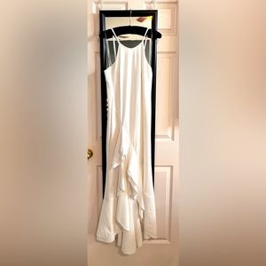 Flouncy Strappy Maxi Dress